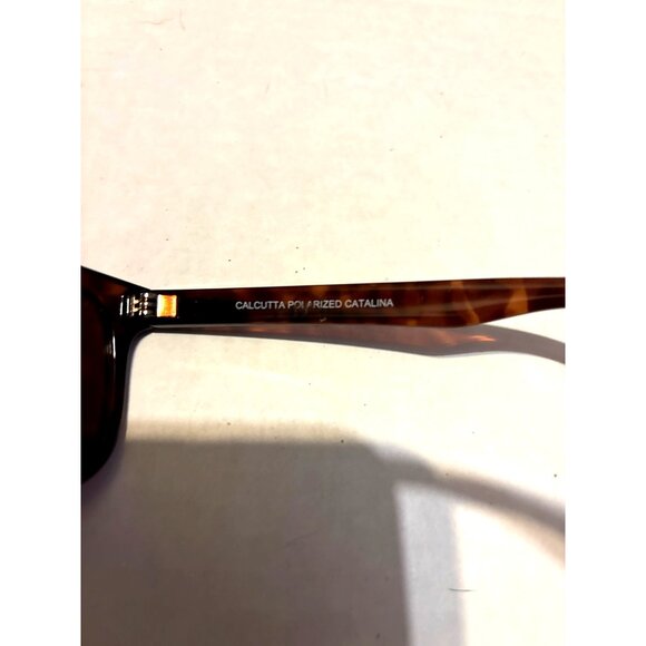 Calcutta Polarized Catalina Sunglasses With Tortoise Frame Mirrored Lenses READ! - Picture 6 of 7